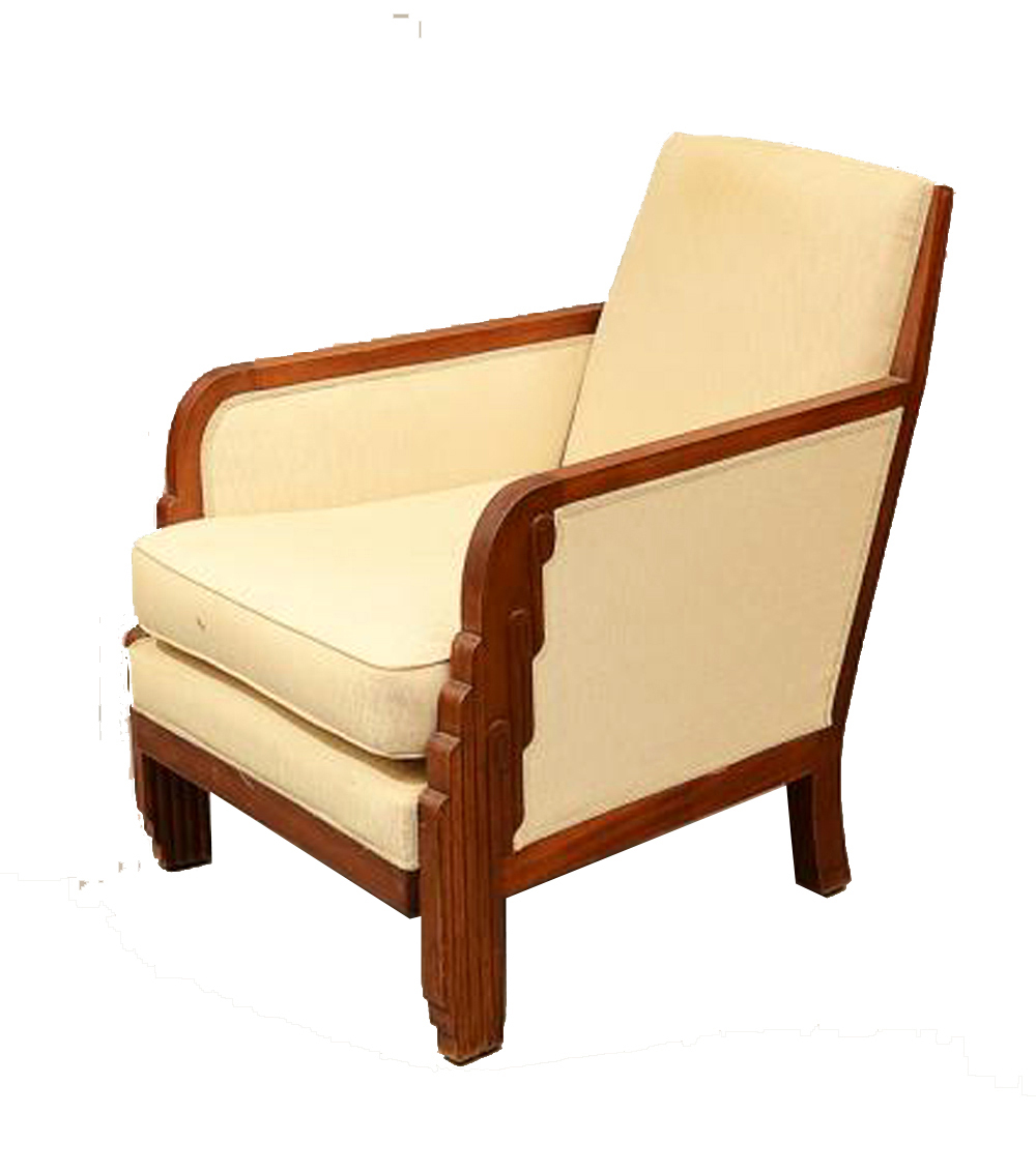 French Art Deco Armchair By Maurice Dufrene, C. 1927 Modernism